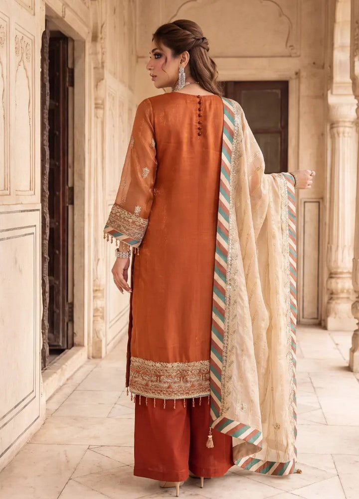 Salitex Unstitched Embroidered Organza 3 Piece Suit SUNS8JI511 Festive Collection