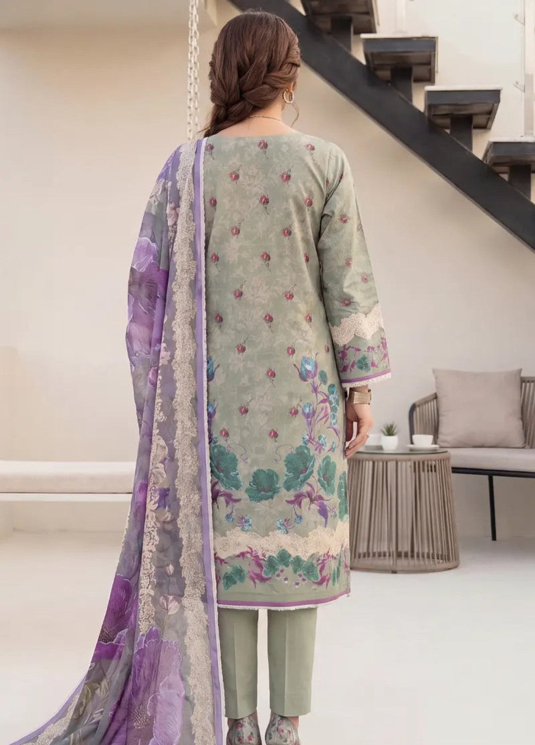 Salitex Unstitched Printed Lawn 3 Piece Suit SUNS8IN1153 Casual Collection