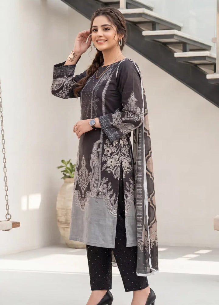 Salitex Unstitched Printed Lawn 3 Piece Suit SUNS8IN1150 Casual Collection