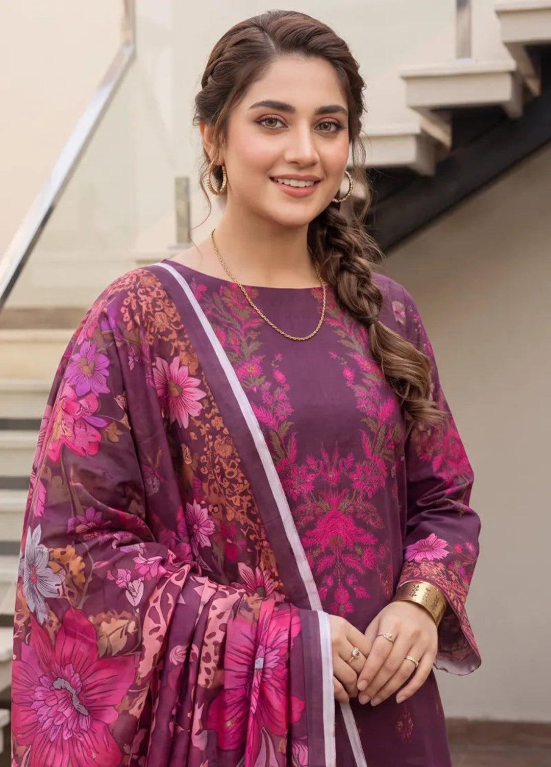 Salitex Unstitched Printed Lawn 3 Piece Suit SUNS8IN1151 Casual Collection