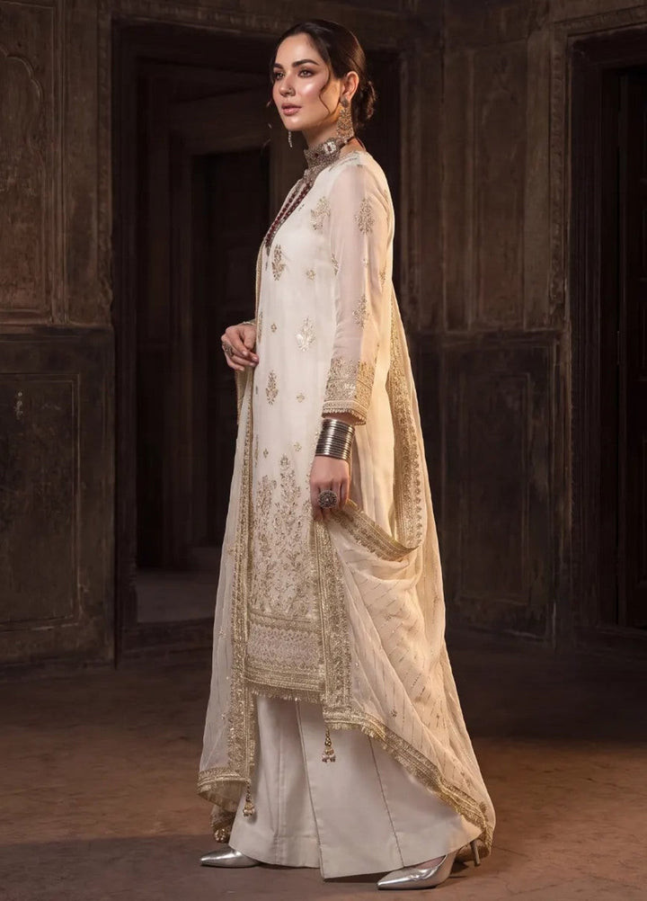 Salitex Unstitched Embroidered Organza 3 Piece Suit SUNS8JI508 - Festive Collection