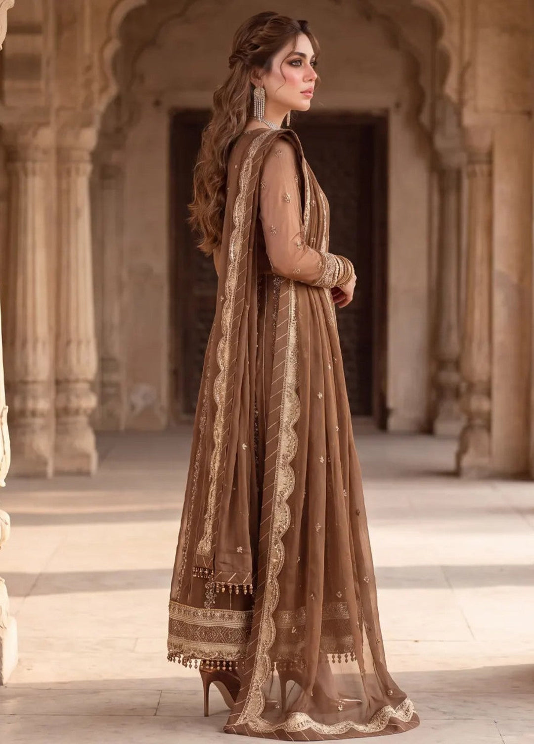 3PC Unstitched Festive Embroidered Suit (SUNS8JI518)