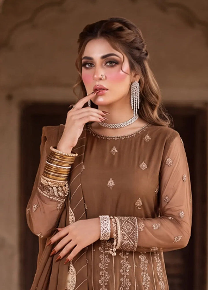 3PC Unstitched Festive Embroidered Suit (SUNS8JI518)