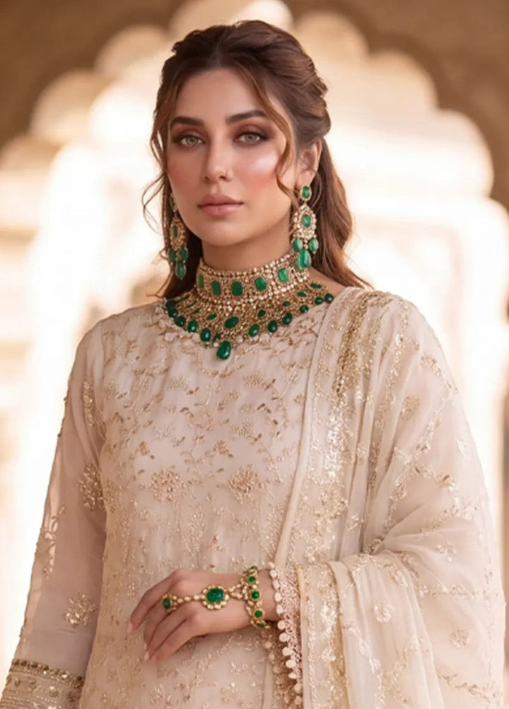 Salitex Unstitched Embroidered Cotton Net 3 Piece Suit SUNS8JI503 Festive Collection