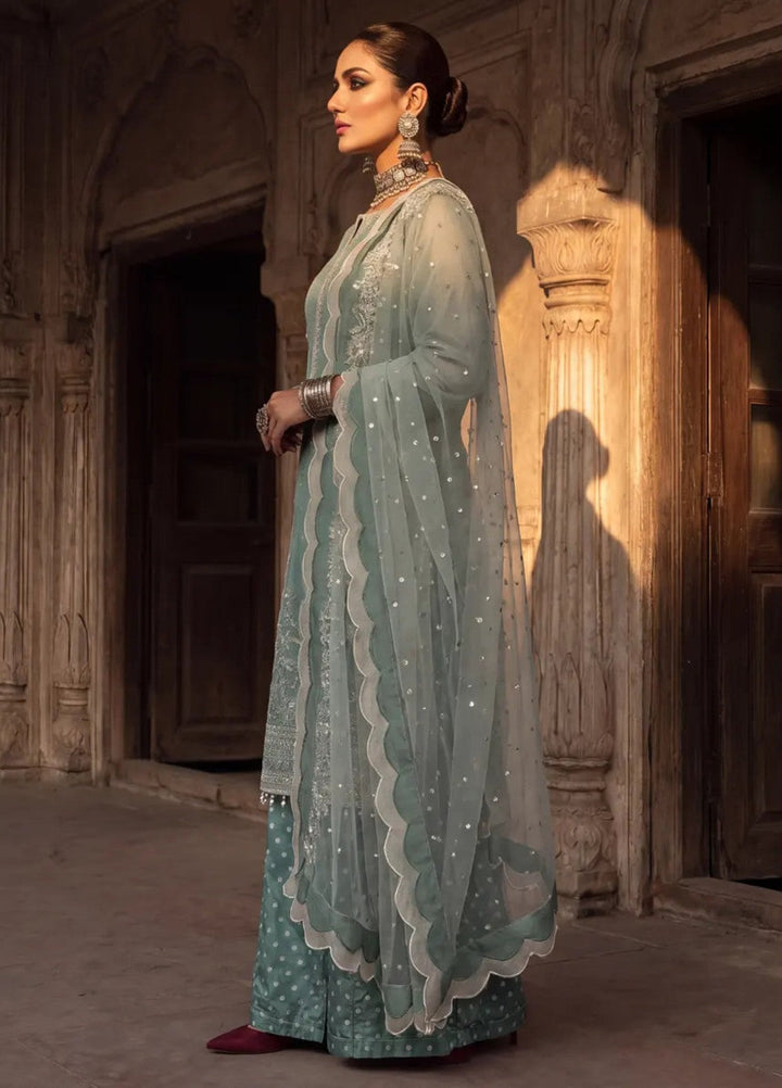 Salitex Unstitched Embroidered Khaadi Net 3 Piece Suit SUNS8JI516 Festive Collection