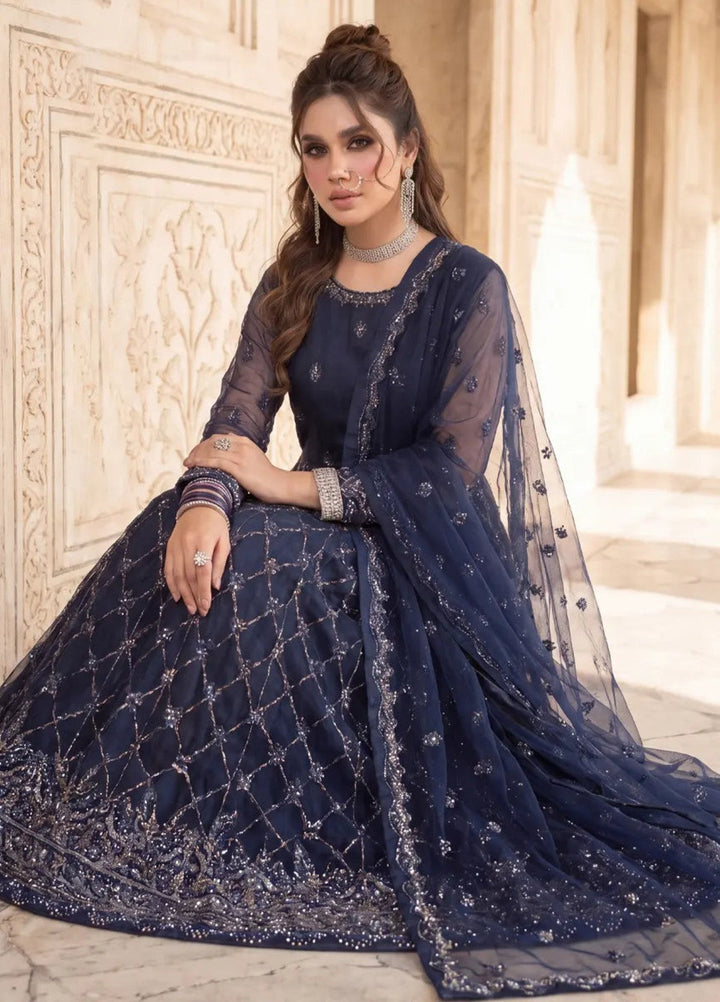 Salitex Unstitched Embroidered Net 3 Piece Suit SUNS8JI521 Festive Collection