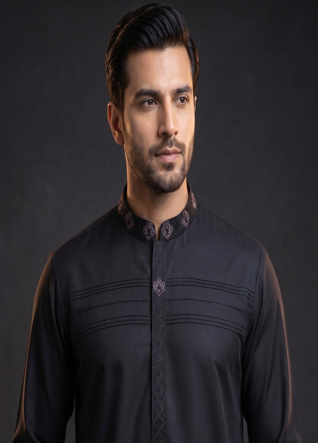 Kari Gari by Fabrich Mens Unstitched Embroidered Wash N Wear 2 Piece Suit FAB-9925 Casual Collection