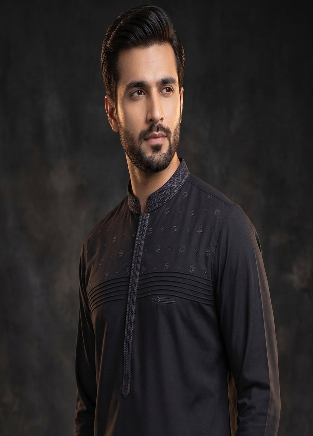 Kari Gari by Fabrich Mens Unstitched Embroidered Wash N Wear 2 Piece Suit FAB-9951 Casual Collection