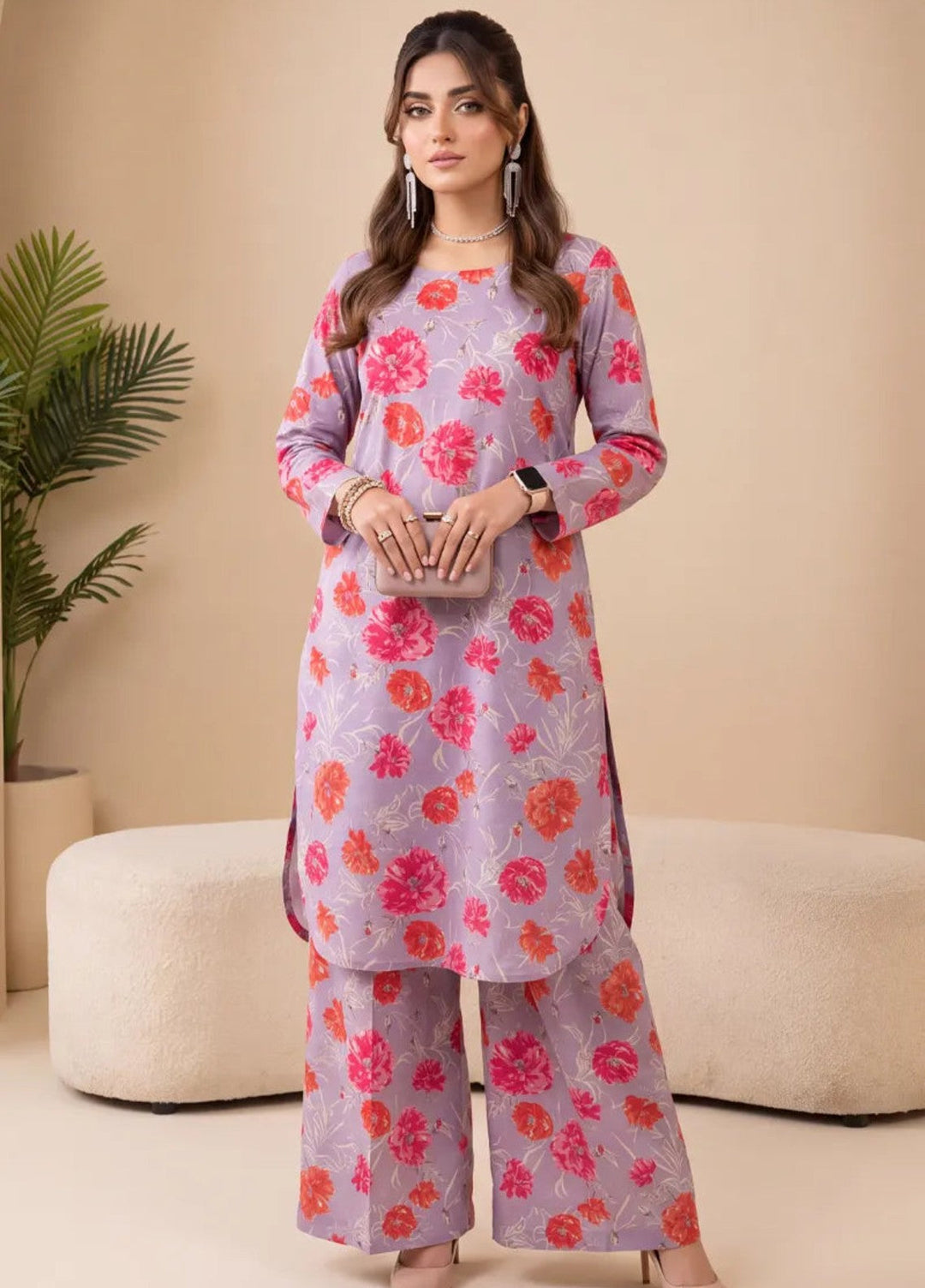 Salitex Unstitched Printed Lawn 2 Piece Suit SUNS82AG2045 Casual Collection