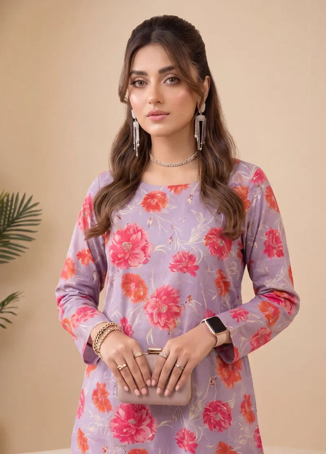 Salitex Unstitched Printed Lawn 2 Piece Suit SUNS82AG2045 Casual Collection