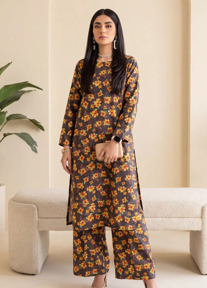 2PC Unstitched Printed Lawn Suit ( SUNS82AG2047)