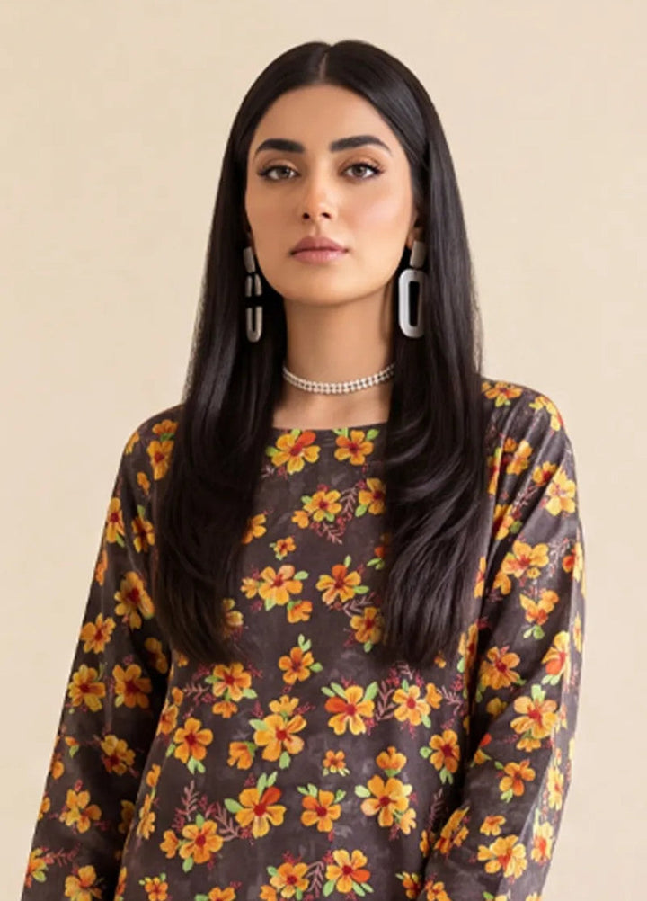 2PC Unstitched Printed Lawn Suit ( SUNS82AG2047)