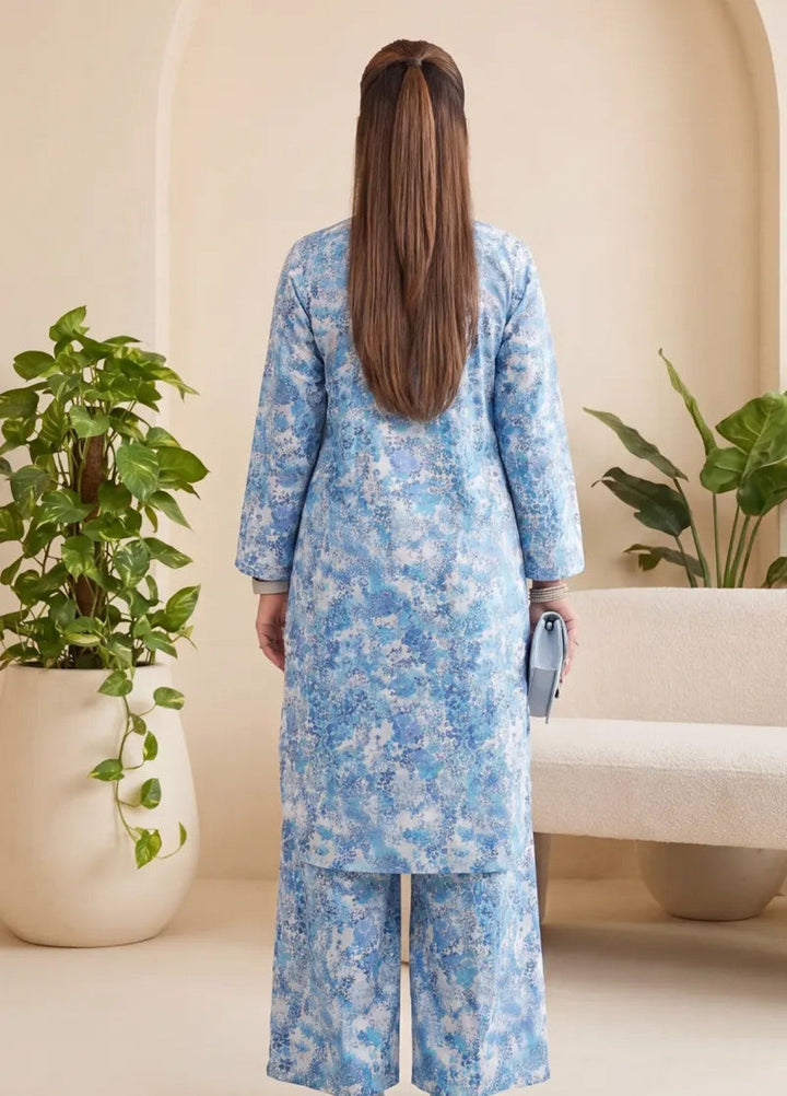 2PC Unstitched Printed Lawn Suit ( SUNS82AG2049)