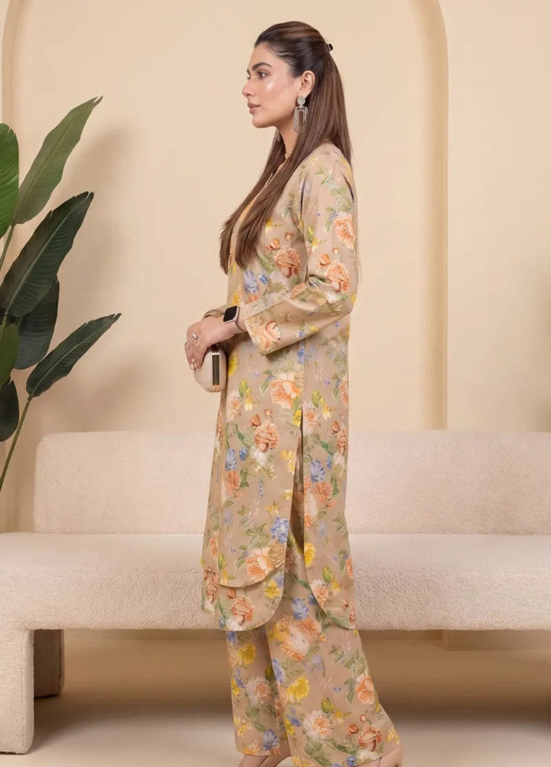 Salitex Unstitched Printed Lawn 2 Piece Suit SUNS82AG2050 Casual Collection