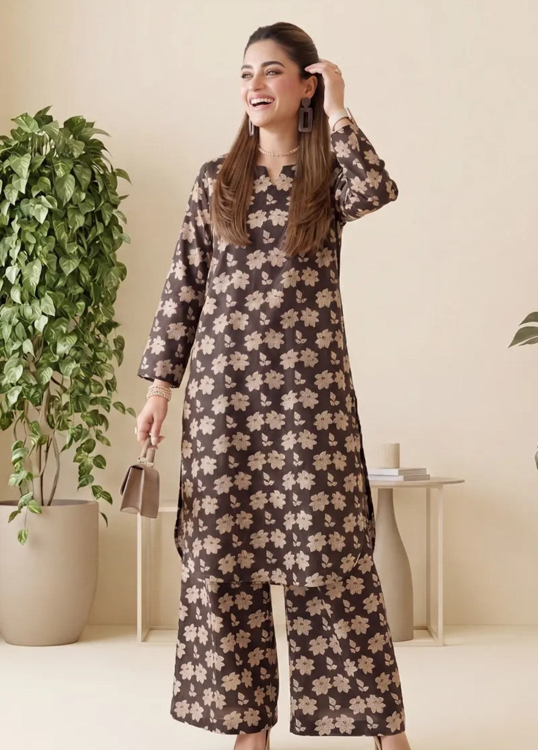 Salitex Unstitched Printed Lawn 2 Piece Suit SUNS82AG2051 Casual Collection