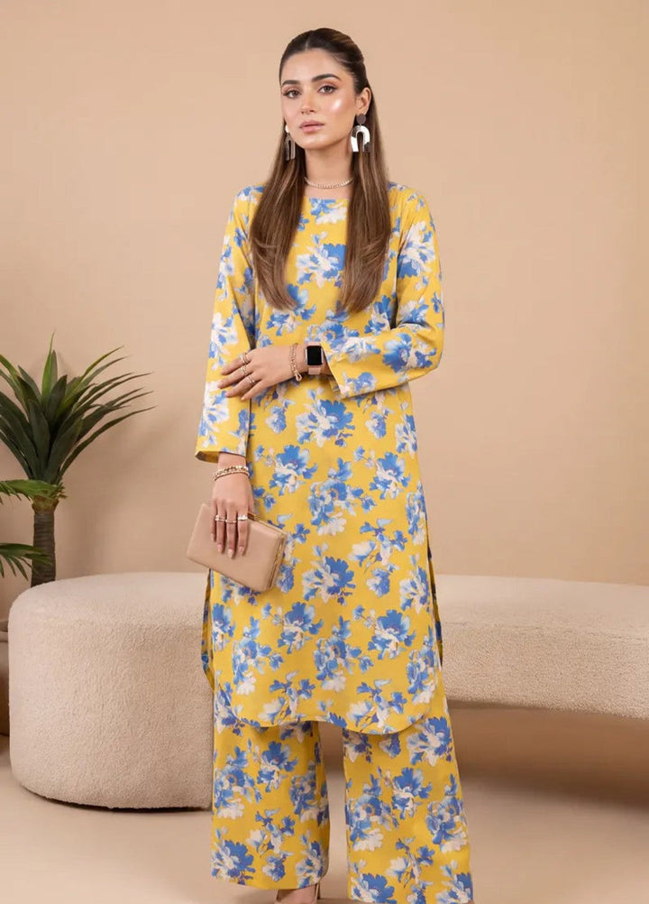 2PC Unstitched Printed Lawn Suit ( SUNS82AG2054)