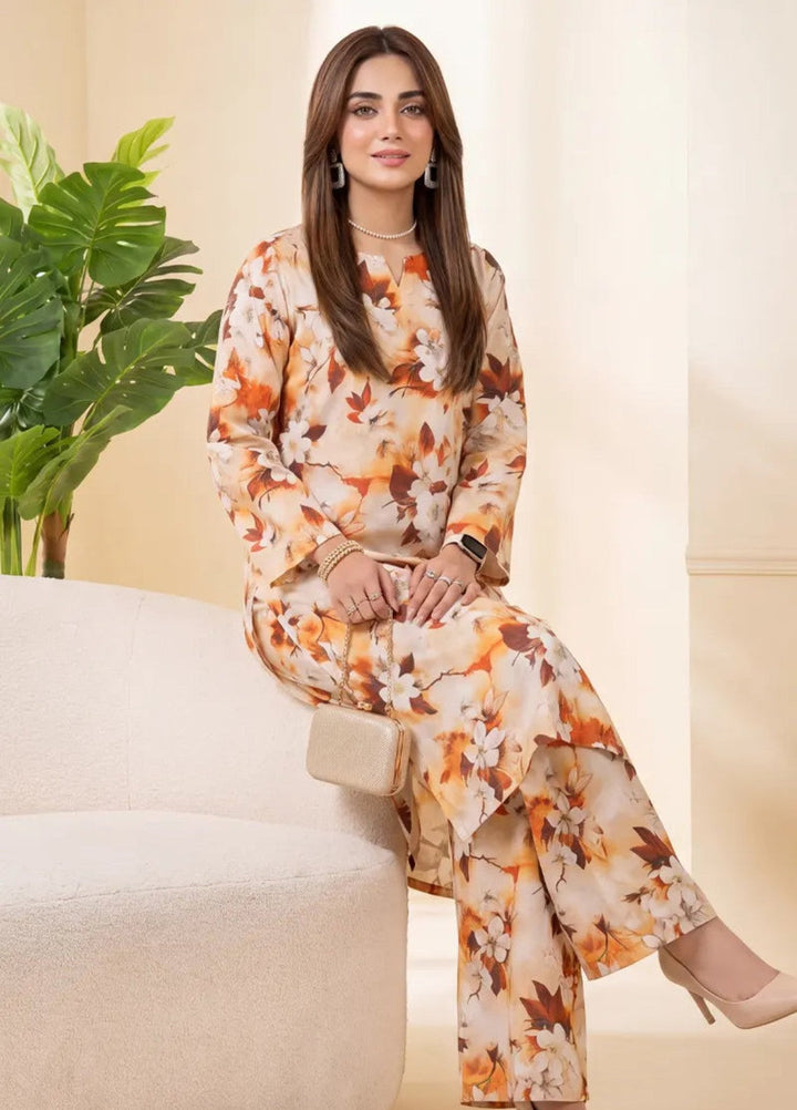 Salitex Unstitched Printed Lawn 2 Piece Suit SUNS82AG2055 Casual Collection