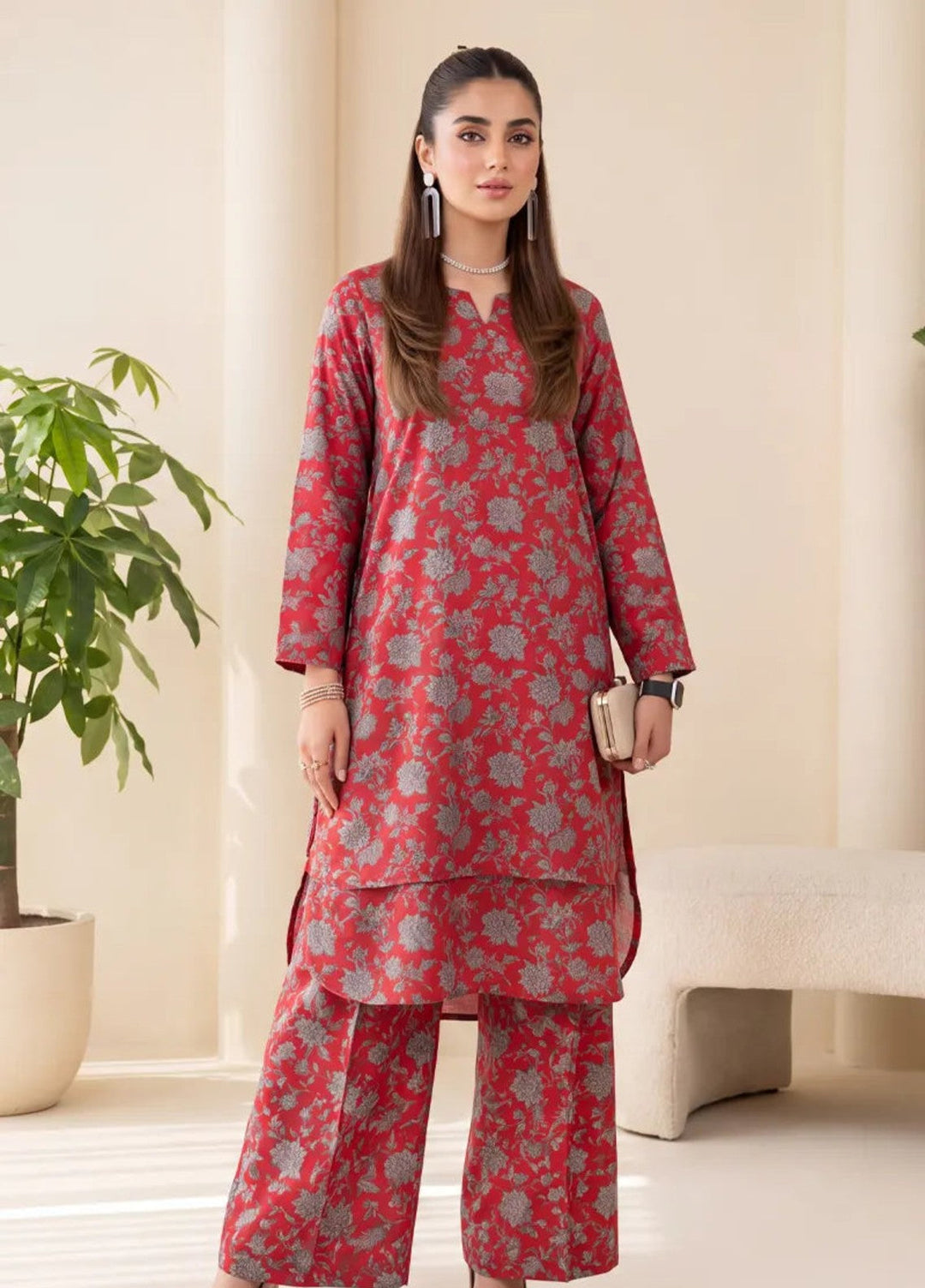Salitex Unstitched Printed Lawn 2 Piece Suit SUNS82AG2056 Casual Collection