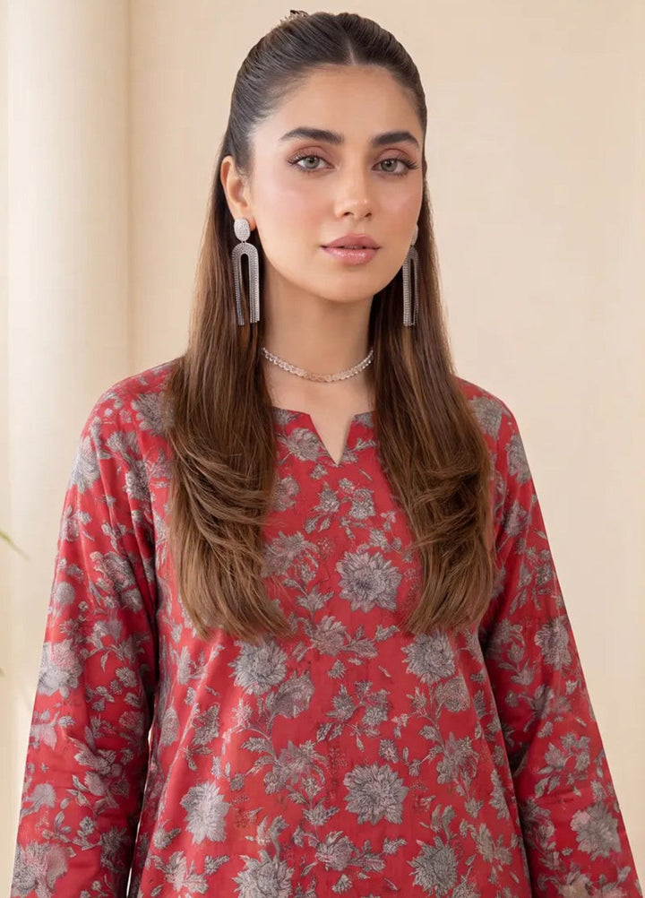2PC Unstitched Printed Lawn Suit ( SUNS82AG2056)