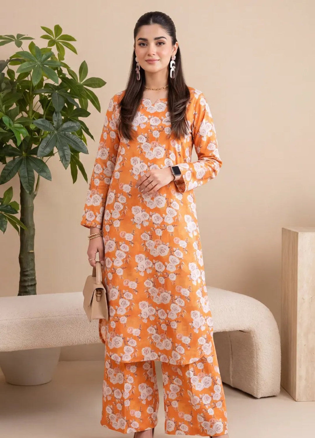 Salitex Unstitched Printed Lawn 2 Piece Suit SUNS82AG2057 Casual Collection
