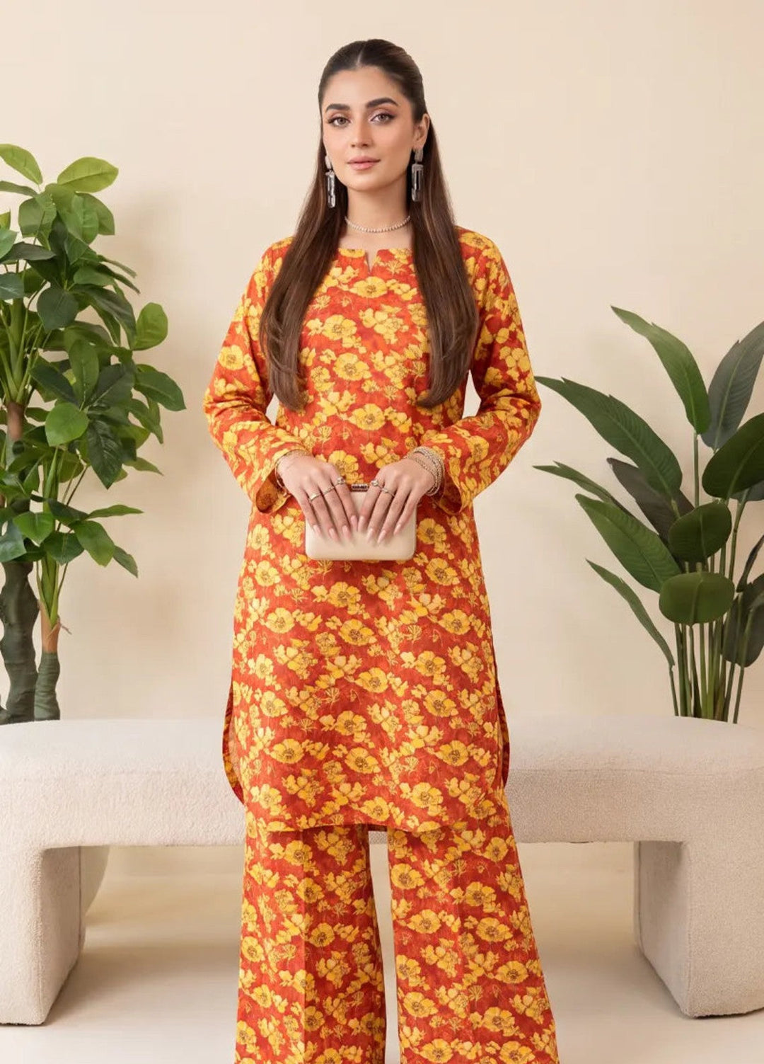 Salitex Unstitched Printed Lawn 2 Piece Suit SUNS82AG2058 Casual Collection