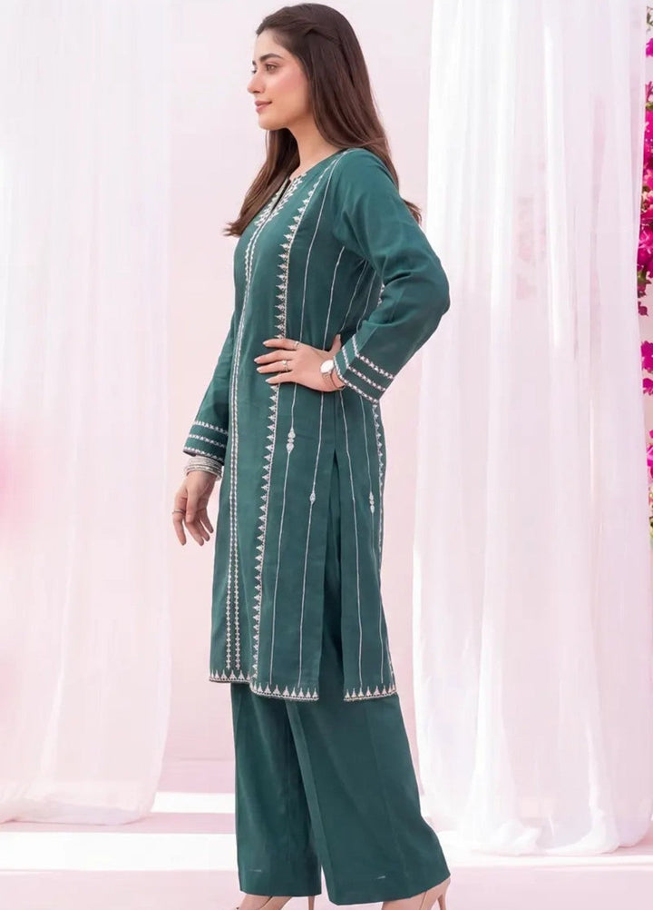 Salitex Women RTW Embroidered Khaadi Net 1 Piece Suit SS26L1PEL036 Casual Collection