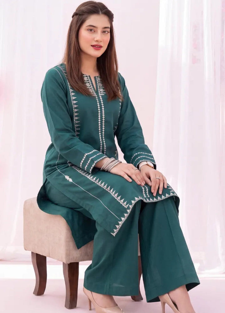 Salitex Women RTW Embroidered Khaadi Net 1 Piece Suit SS26L1PEL036 Casual Collection