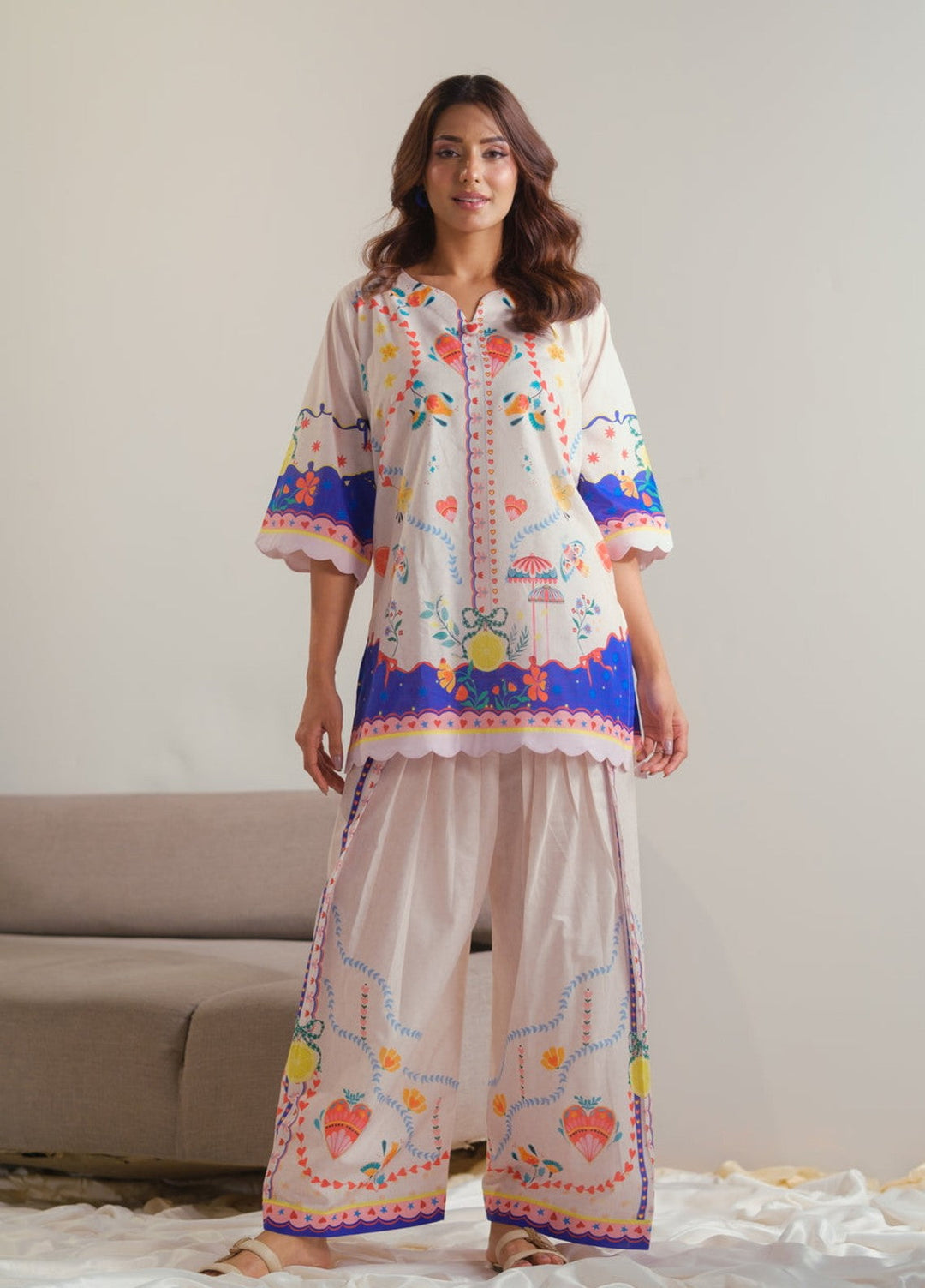 Sprinkles Women RTW Printed Cotton 2 Piece Suit Aurora Threads Summer Collection