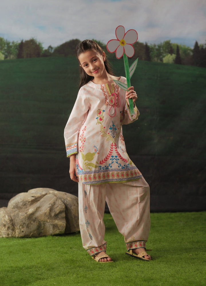 Sprinkles Girls RTW Printed Cotton 2 Piece Suit Spring Blush Summer Collection