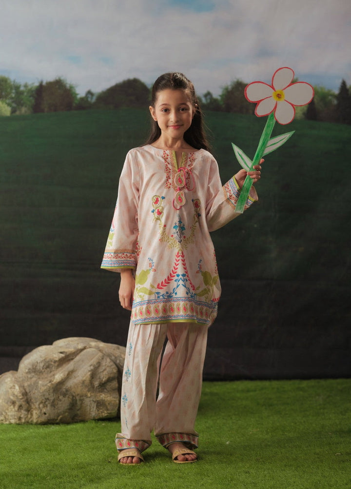 Sprinkles Girls RTW Printed Cotton 2 Piece Suit Spring Blush Summer Collection