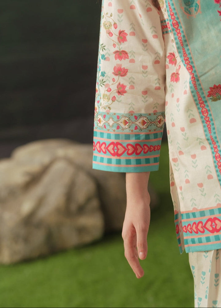 Sprinkles Girls RTW Printed Cotton 2 Piece Suit Serene Jewel Summer Collection