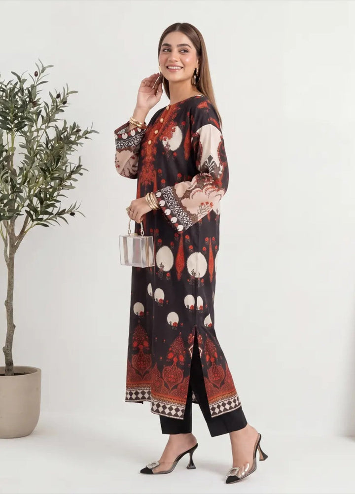 Salitex Women RTW Printed Raw Silk 1 Piece Suit S26KFT1PEVCL960 Casual Collection
