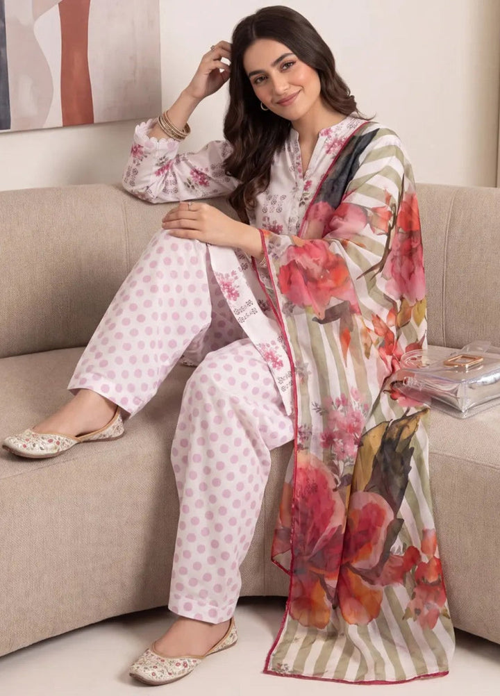 Salitex Women RTW Printed Raw Silk 3 Piece Suit S26L3PNRES837 Casual Collection