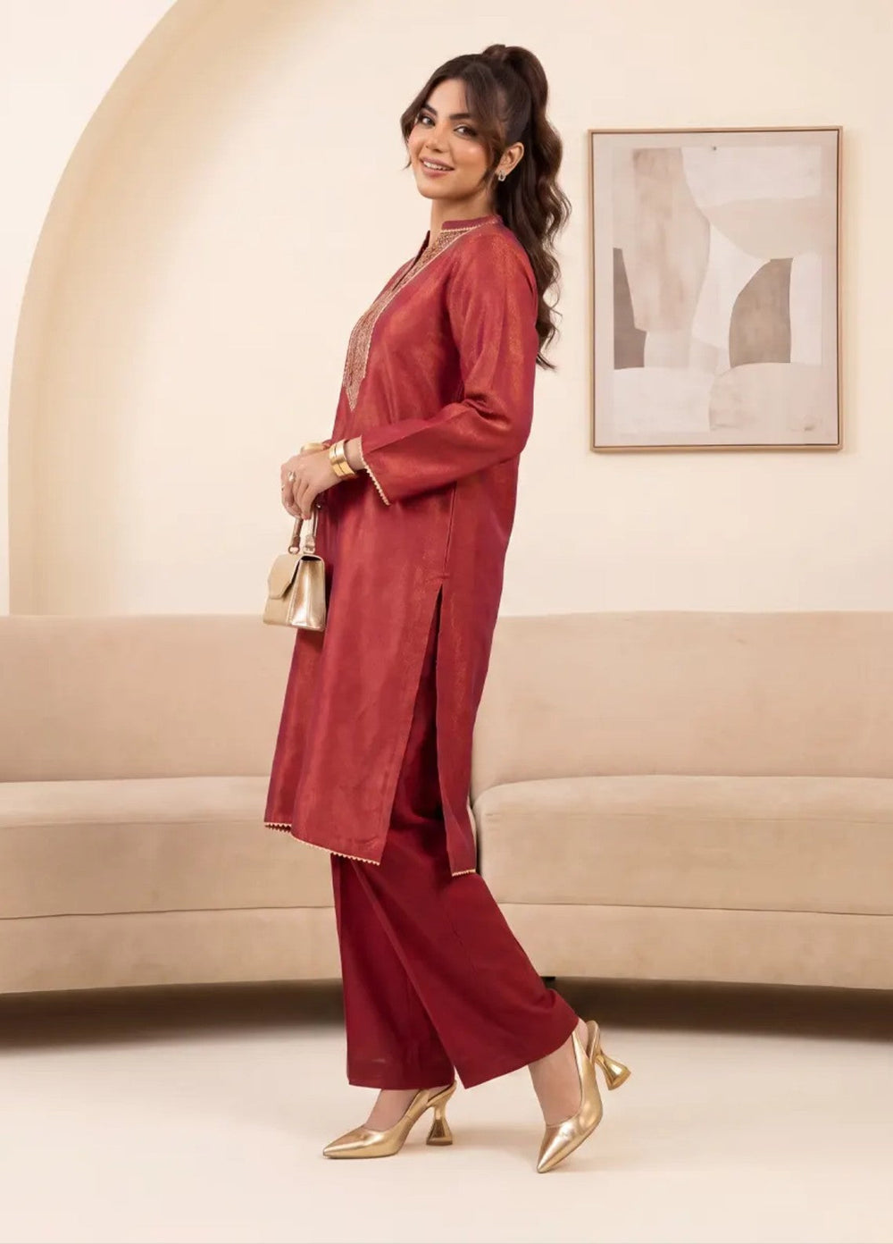 Salitex Women RTW Solids Crepe 1 Piece S26L1PEF0013 Casual Collection