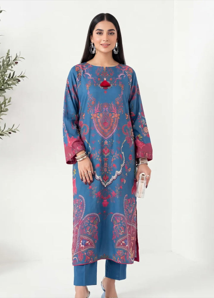Salitex Women RTW Printed Raw Silk 1 Piece S26KFT1PEVCL955 Casual Collection