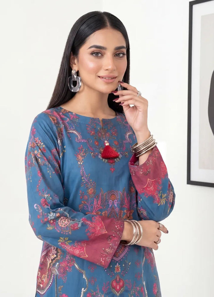 Salitex Women RTW Printed Raw Silk 1 Piece Suit S26KFT1PEVCL955 Casual Collection