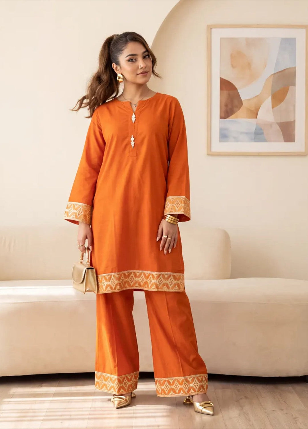 Salitex Women RTW Solids Cambric 2 Piece Suit S26L2SPEL007 Casual Collection