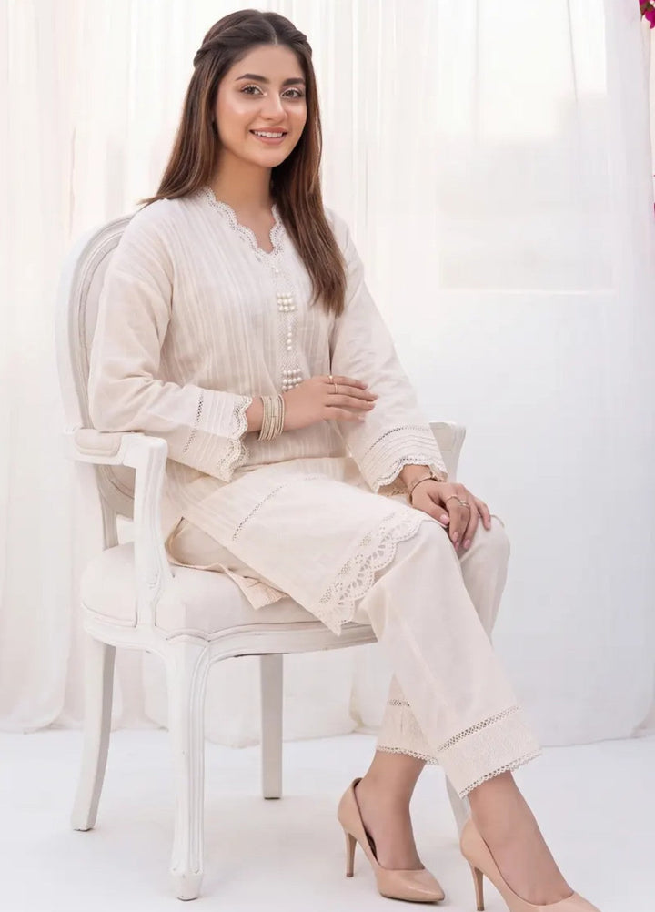 Salitex Women RTW Solids Net 2 Piece Suit SS26L2PBC902-A Casual Collection