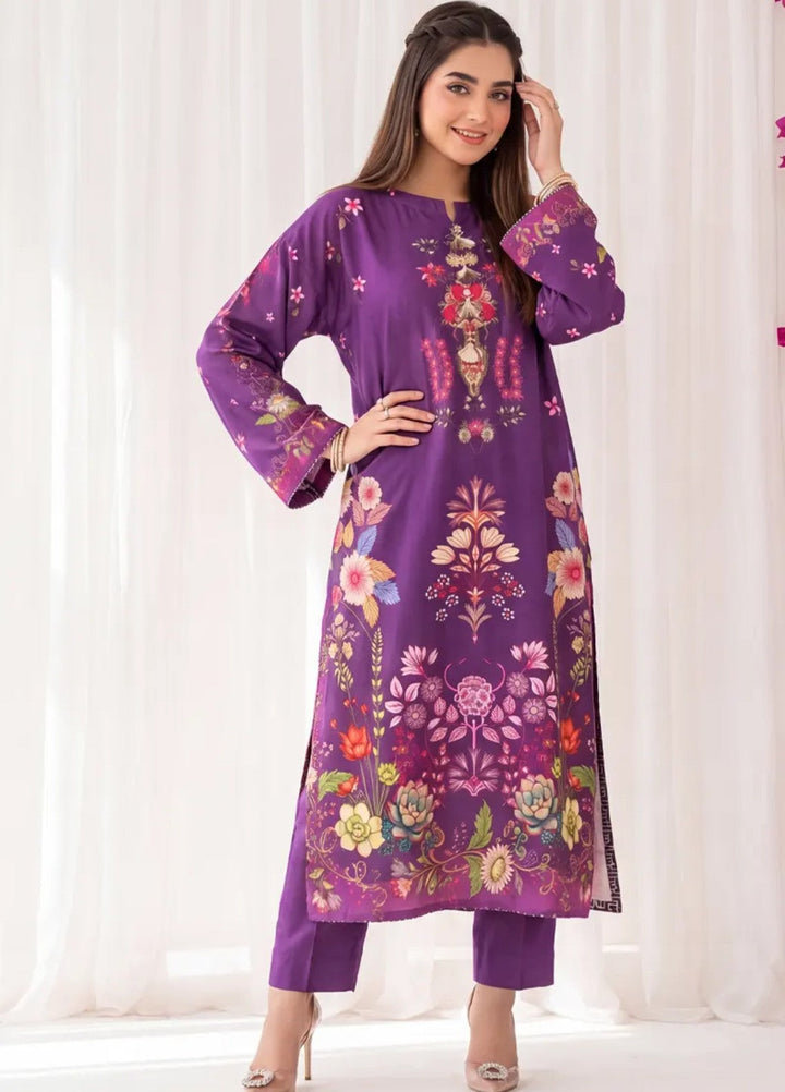 Salitex Women RTW Printed Raw Silk 1 Piece S26KFT1PEVCL951 Casual Collection