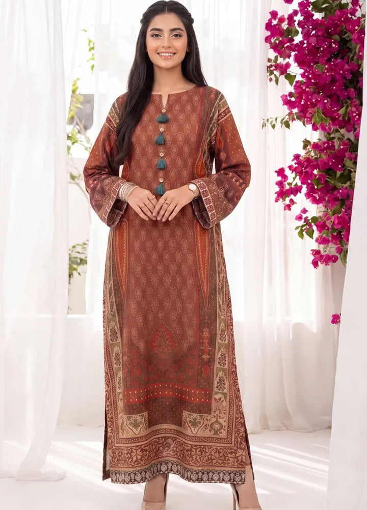 Salitex Women RTW Printed Raw Silk 1 Piece Suit S26KFT1PEVCL959 Casual Collection