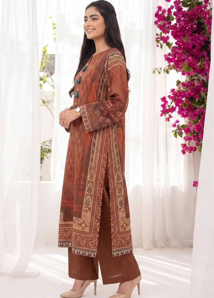 Salitex Women RTW Printed Raw Silk 1 Piece Suit S26KFT1PEVCL959 Casual Collection
