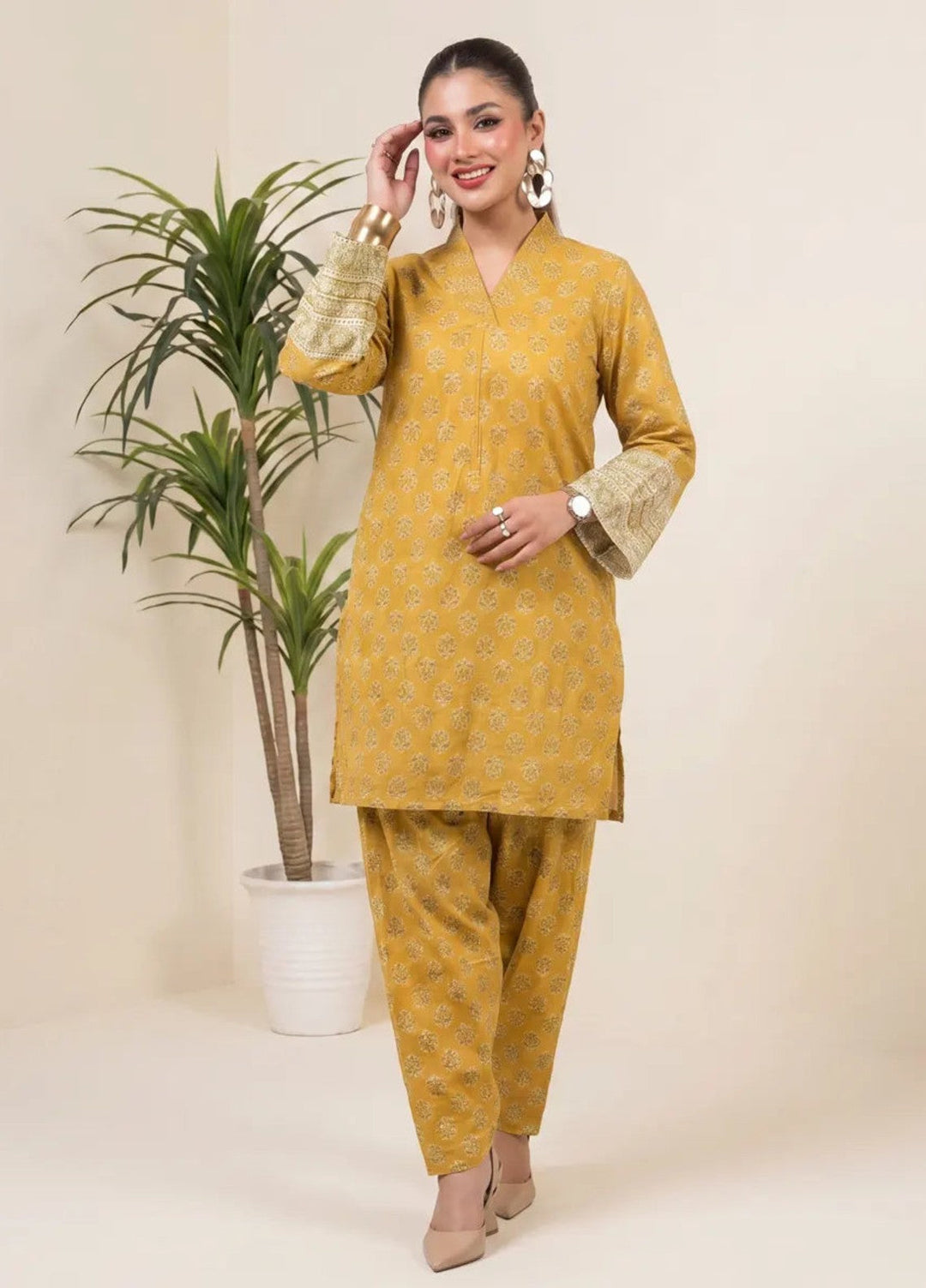 Salitex Women RTW Printed Lawn 2 Piece Suit S26L2PAFCO772 Casual Collection