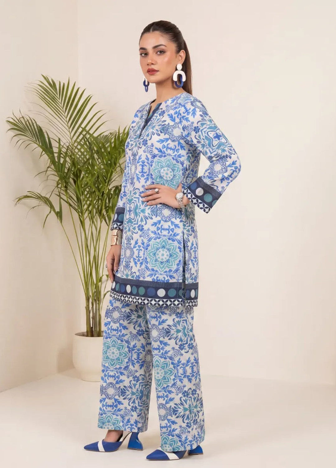 Salitex Women RTW Printed Lawn 2 Piece Suit S26L2PAFCO771 Casual Collection