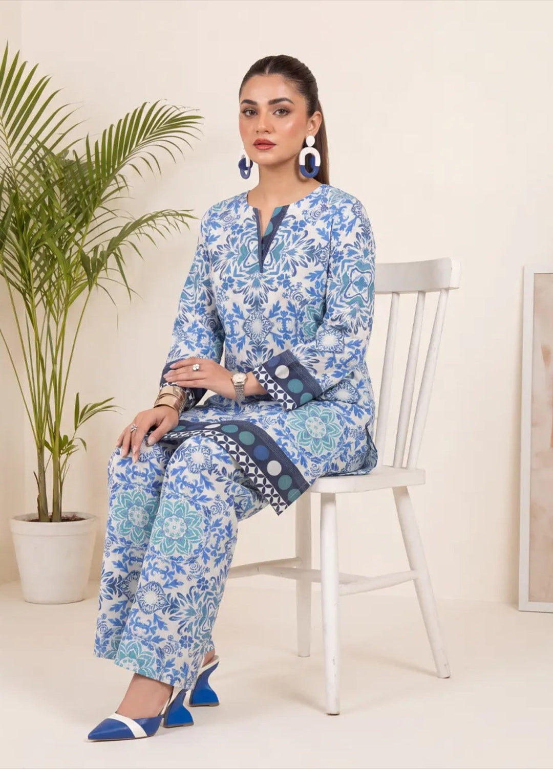 Salitex Women RTW Printed Lawn 2 Piece Suit S26L2PAFCO771 Casual Collection