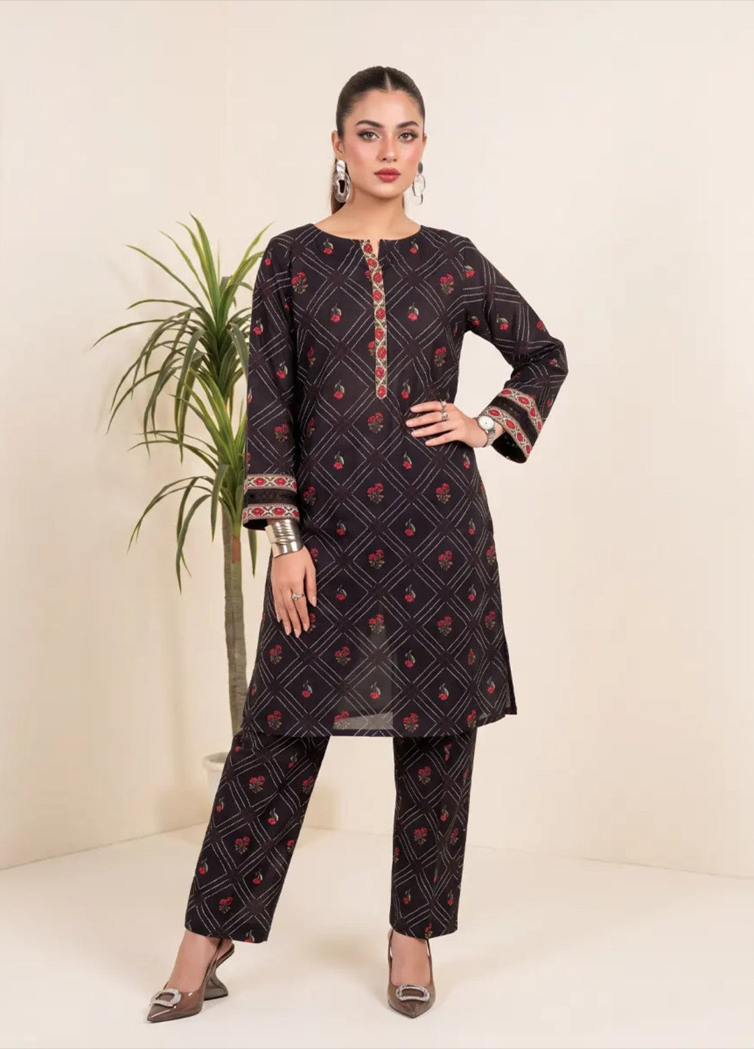 Salitex Women RTW Printed Lawn 2 Piece Suit S26L2PAFCO767 Casual Collection