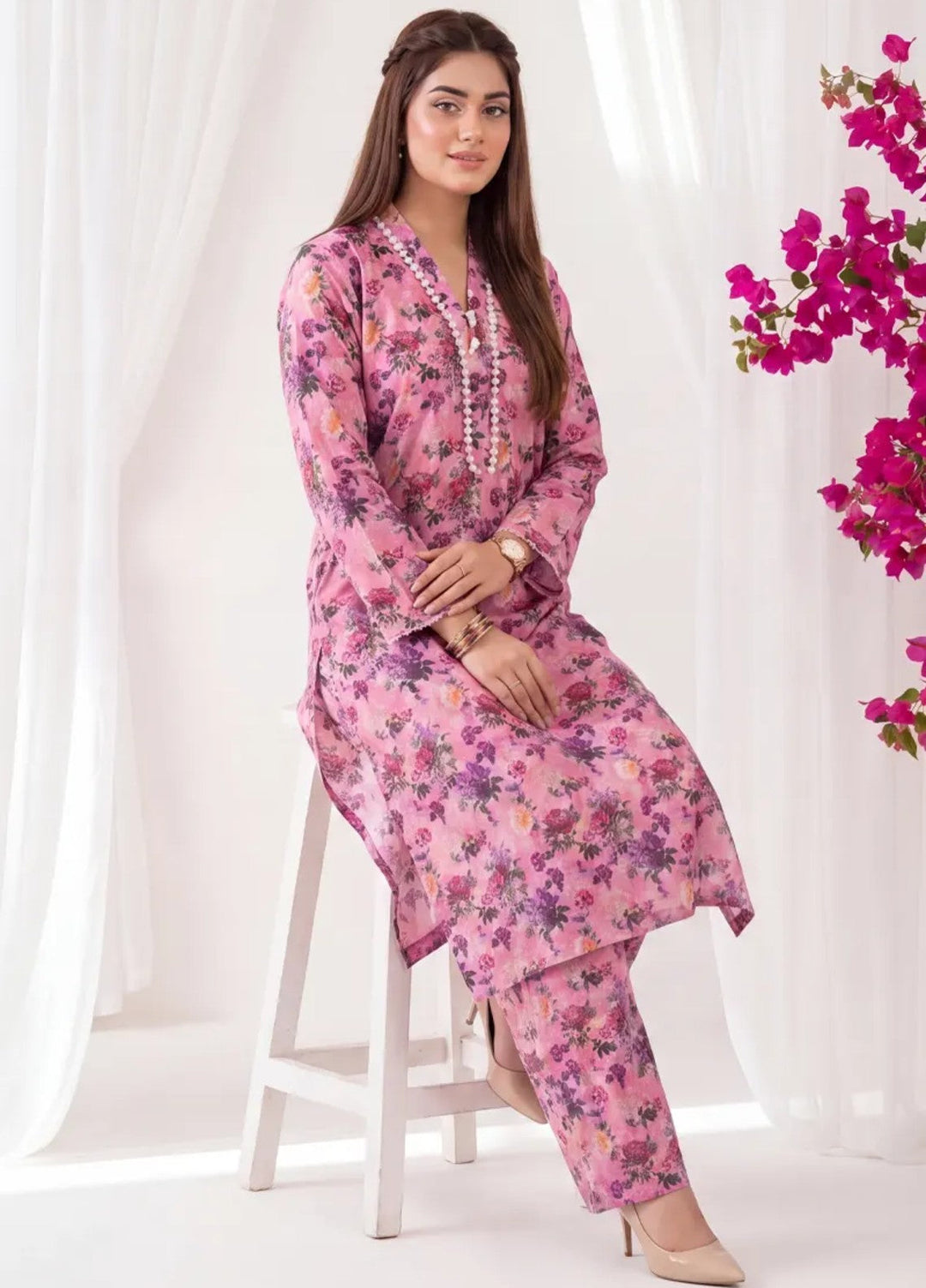 Salitex Women RTW Printed Lawn 2 Piece Suit WP7L2PBE366 Casual Collection