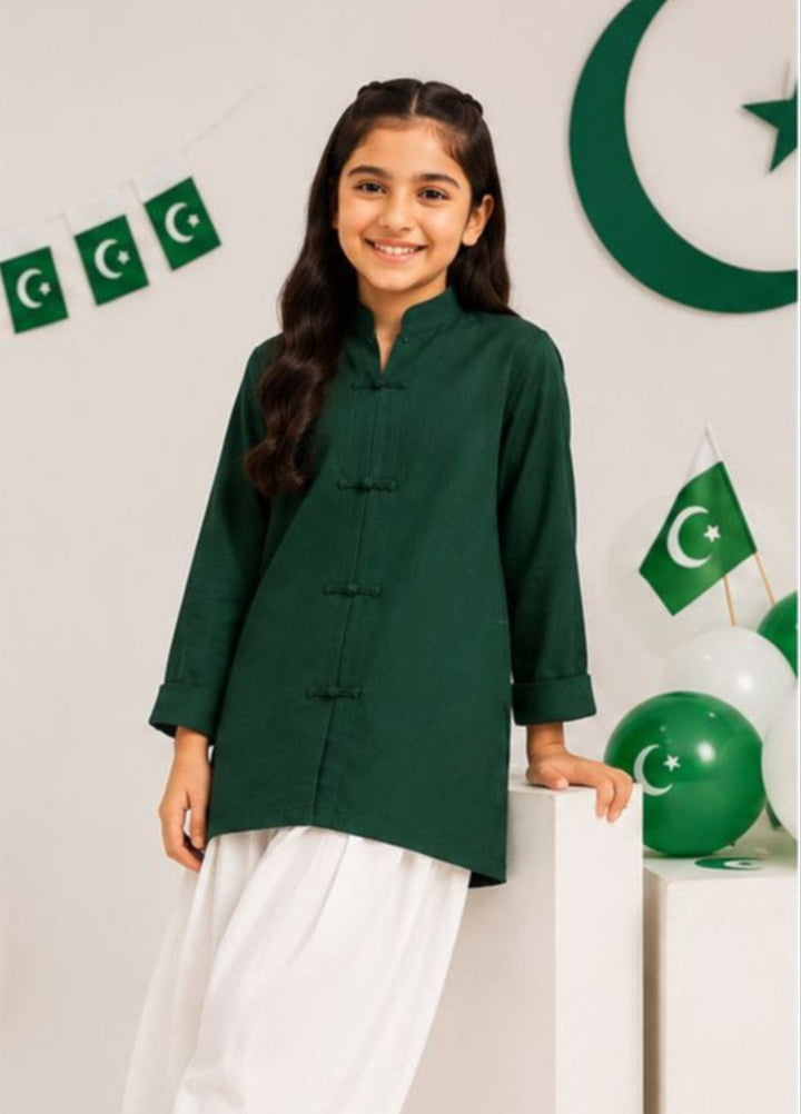 Sprinkles Girls RTW Printed Blended 1 Piece Suit Emerald Heritage Top Summer Collection