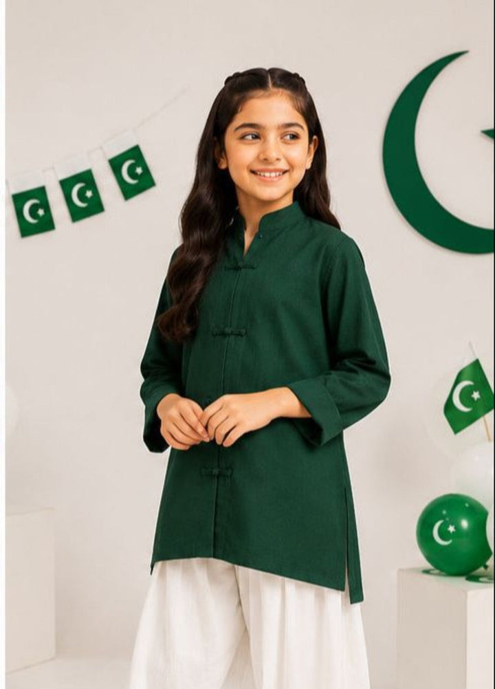 Sprinkles Girls RTW Printed Blended 1 Piece Suit Emerald Heritage Top Summer Collection
