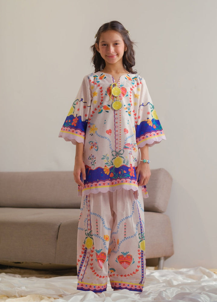 Sprinkles Girls RTW Printed Cotton 2 Piece Suit Aurora Threads Summer Collection