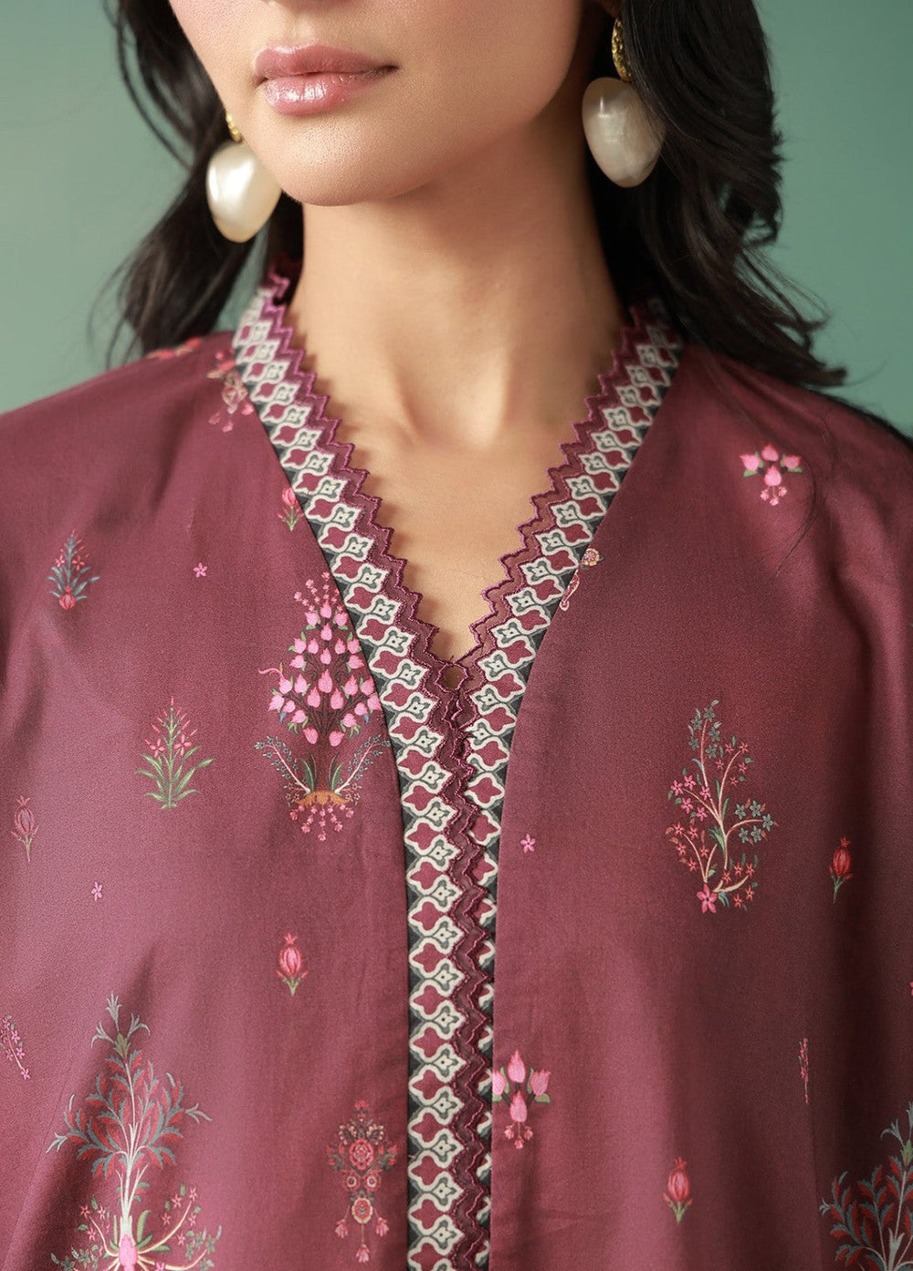 Sahar Women Unstitched Printed Cambric 3 Piece Suit Merlotia Casual Collection